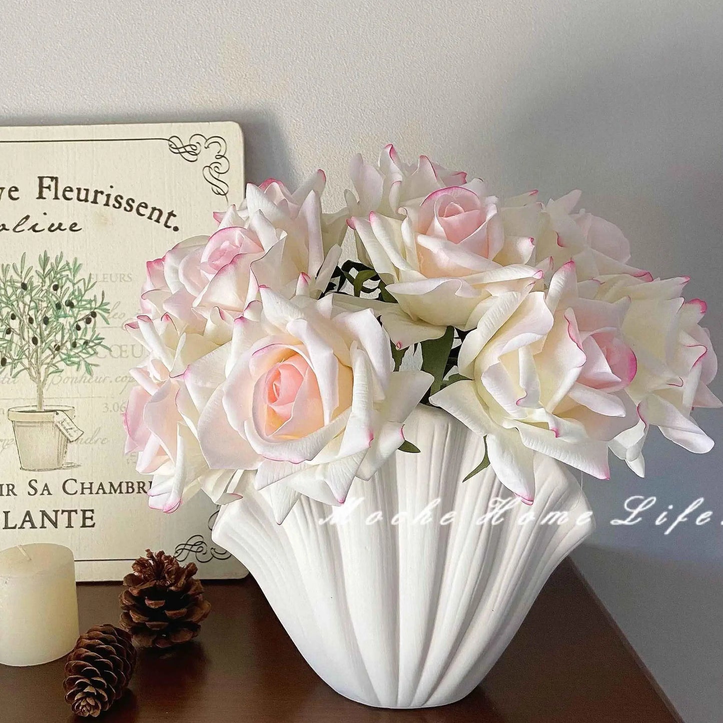 Ceramic Vase Home Decoration Living Room Nordic Style Home Decor Flower Vase Flower Pot Vase Decoration Home Jarrones
