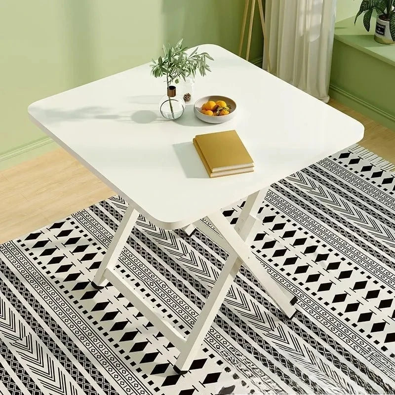 Folding Dining Table Household Portable Outdoor Foldable Table Space Saving Easy Storage No Assembly Required Compact Design
