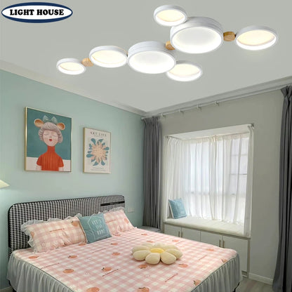 Modern Living Room LED Pendant Light Bedroom Lighting Ceiling Light Indoor Ceiling Light Round LED Ceiling Light Living Room Lig