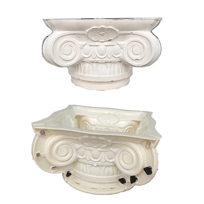 2025 new Roman column European column head round Roman column column head pillar foot mold European villa gate cement column dec
