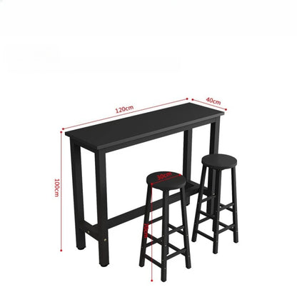 Slim Design Against The Wall Bar Table, Long Narrow High Table for Home Divider, Simple Dining, Milk Tea Shop Bar Furniture JT40