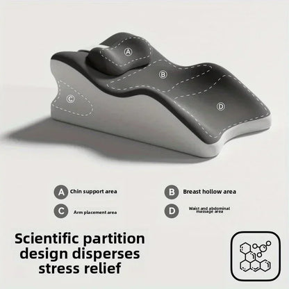 Multifunctional pillow for playing with mobile phone, lying in bed and reading, with backrest and neck support