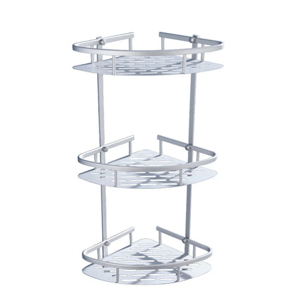 Bathroom Corner Shelf Shower Shelves Dusche Eckregal Bad Wall Badregal Storage Organizer Floating Ablage Bohren
