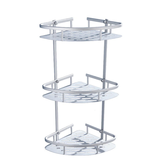 Bathroom Corner Shelf Shower Shelves Dusche Eckregal Bad Wall Badregal Storage Organizer Floating Ablage Bohren