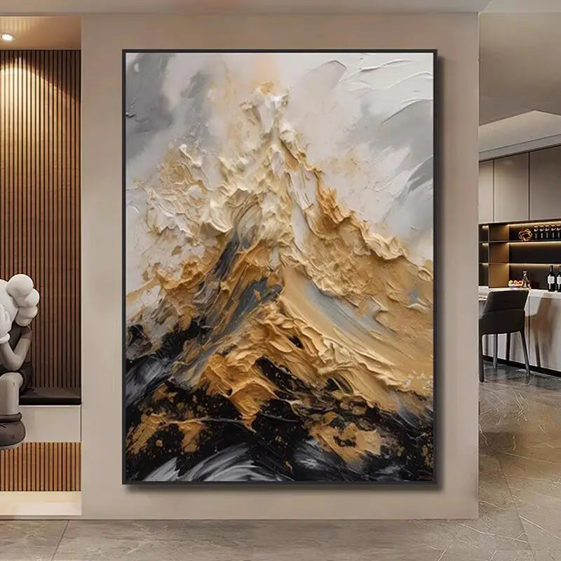 Large Size Group 1 Pcs Hand Painted Abstract Oil Painting on Canvas Wall Picture Art Living Room Home 1 Panel Wall Art Decor