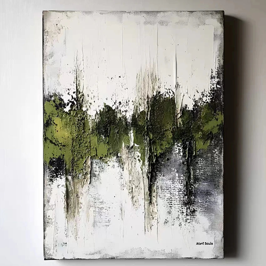 Large Size Contemporary Hand-painted Abstract Picture Golden Foil Oil Paintings On Canvas Bedroom Home Decoration Unframed