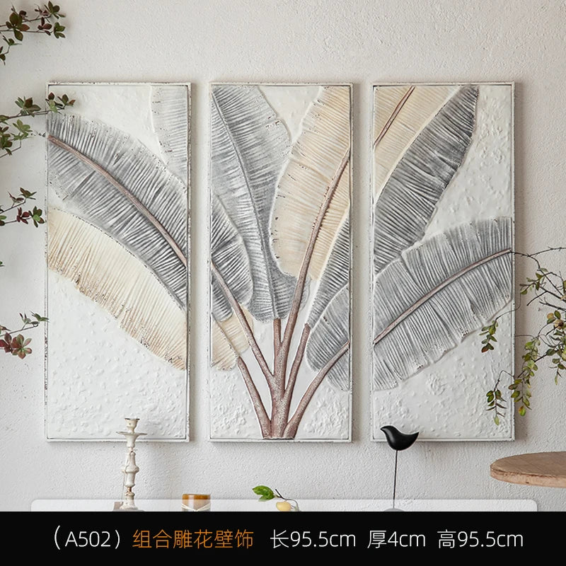 American retro wall pendant Bohemian relief porch wall decoration French background wall