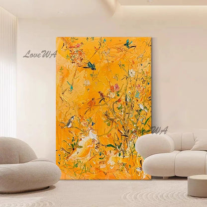 Abstract Oil Painting 100% Hand Painted Oil Paintings Wall Art Canvas Abstract Artwork Carving Art For Hotel Living Room Decor
