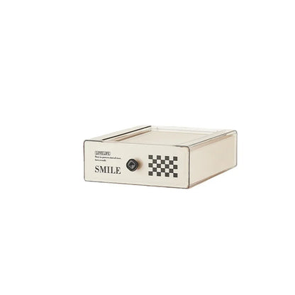 Desktop Drawer Type Storage Box, Hand Account, Stationery Shelf, Pen Holder on Desk, Small Box, PET Material Storage.