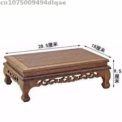 Miniature Wood Table, Natural Solid Wood Base for Diorama, Dollhouse, Model Displays, DIY Crafts, Home Decor Tea Sets Pedestal