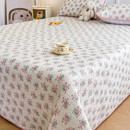 Skin-friendly Bed Cover Printed Bedspread Double Side Design Blanket Home Bedsheet Soft Bedspreads cubrecama (No Pillowcase)