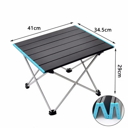 High Quality Foldable Aluminum Alloy Camping Table Outdoor Dinner Desk Party Picnic Bbq Portable Ultra Light Fold Desk