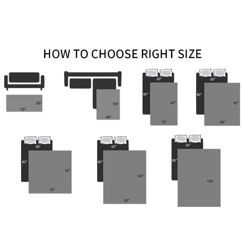 Quilted Bedspread Pads Non-Slip King Size Bed Sheet Sofa Covers Reusable Kids Pet Dog Cat Urine Mat Bed Mattress Protector
