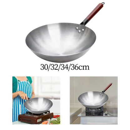 Frying Pan Non Stick Skillet Multifunctional Cookware Home Use Food Stalls Portable Omelette Pan Wok Pan Cooking Pan