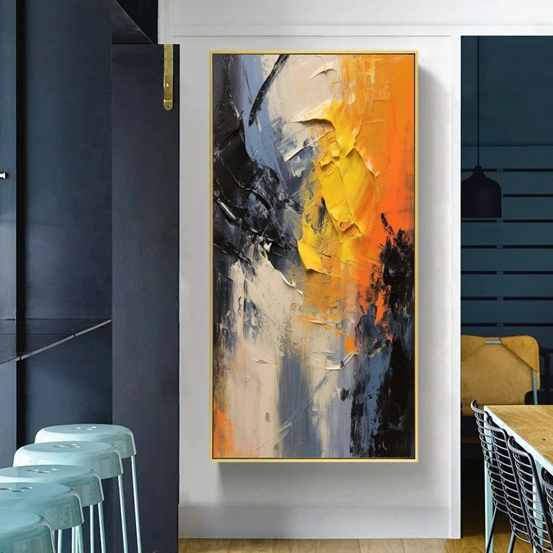 Original Hand-Painted 3D Texture Wall Art for Living Room And Bedroom Unique Gift Idea