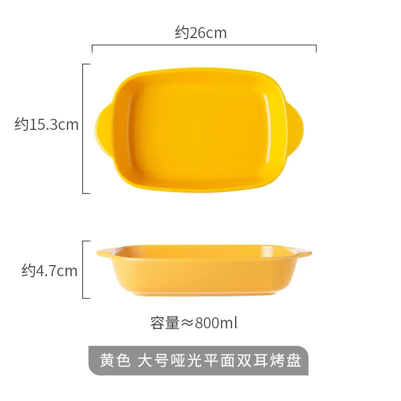 Bread Pan for Baking Tools and Accessories Oven Tray Kitchen Utensil Porcelain Dishes Cooking Utensils Bakeware Ceramic Pans Bar