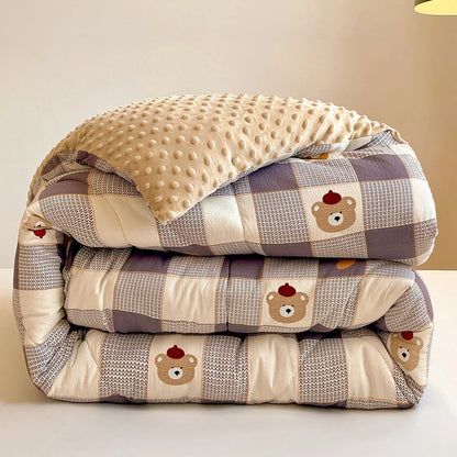 Thi Waable Polyester Fiber Filled Blanket for Students And Adults Spring Autumn Winter Brand New Condition from China