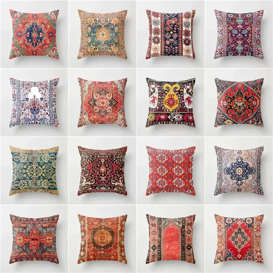 Bohemian Backrest Sleeping Pillow Bedside Nap Waist Pillow Core Living Room Sofa Cushions Morocco Neck Support Throw Pillow A0