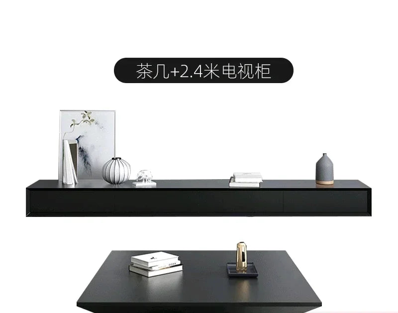 Nordic Modern Simple Square Creative Living Room TV Cabinet and Tea Table Combination