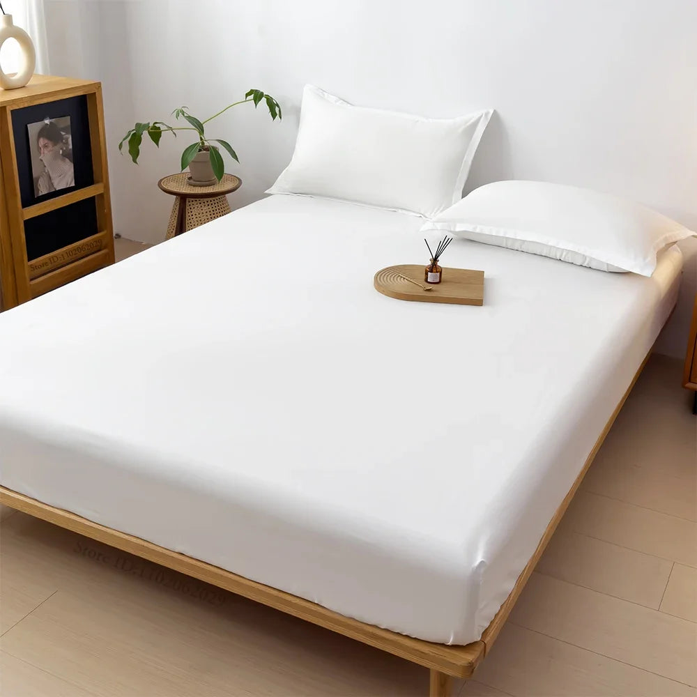 Waterproof Mattress Covers Fitted Sheets Bed Bedspreads Fabric Thick Mattress Protector for Single Double King Queen Size Beds