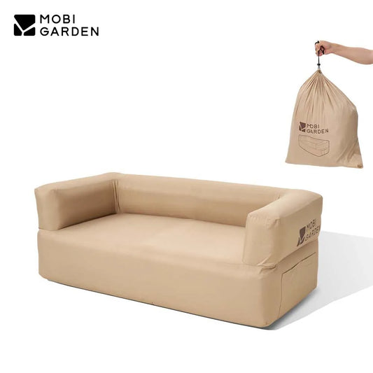 MOBI GARDEN Camping Air Sofa Outdoor Furniture Glamping Portable Inflatable Double Sofa Air Bed