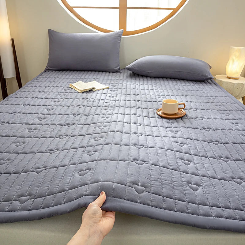 Class a Cotton Sandwich Mattr Soft Pad Home Bed Cover Dormi Single Double Bed Quilt All Seasons Universal