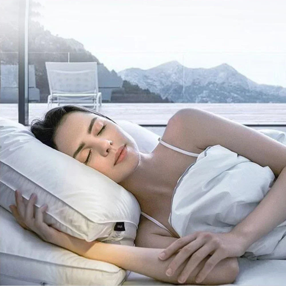 Cotton Body Pillow for Sleeping Decorative Body Pillow for Bed with 100% Cutton Cover High-Grade & Soft