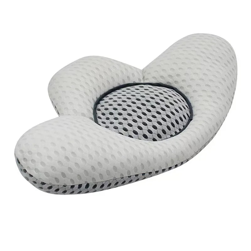 Waist Pillow Special Lumbar Support Cushion Adjustable Height Sleep Lumbar Pillow Soft Comfortable Memory Cotton Bed Cushion