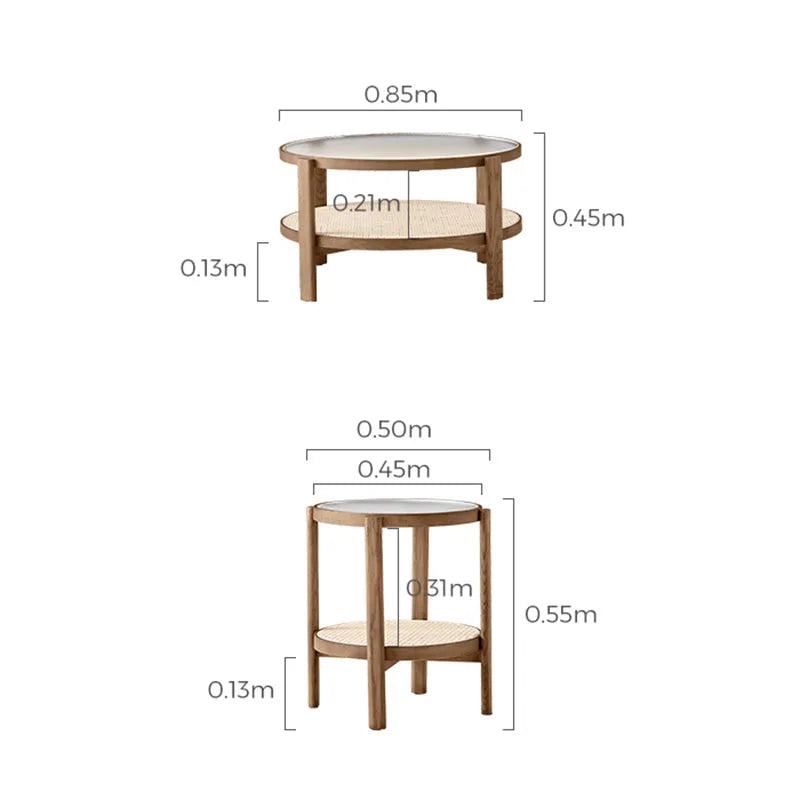 Glass Top Coffee Table Luxury Modern Aesthetic Elegant Side Table Decoratio Rattan Mesas De Centro Pra Sala Furniture Home