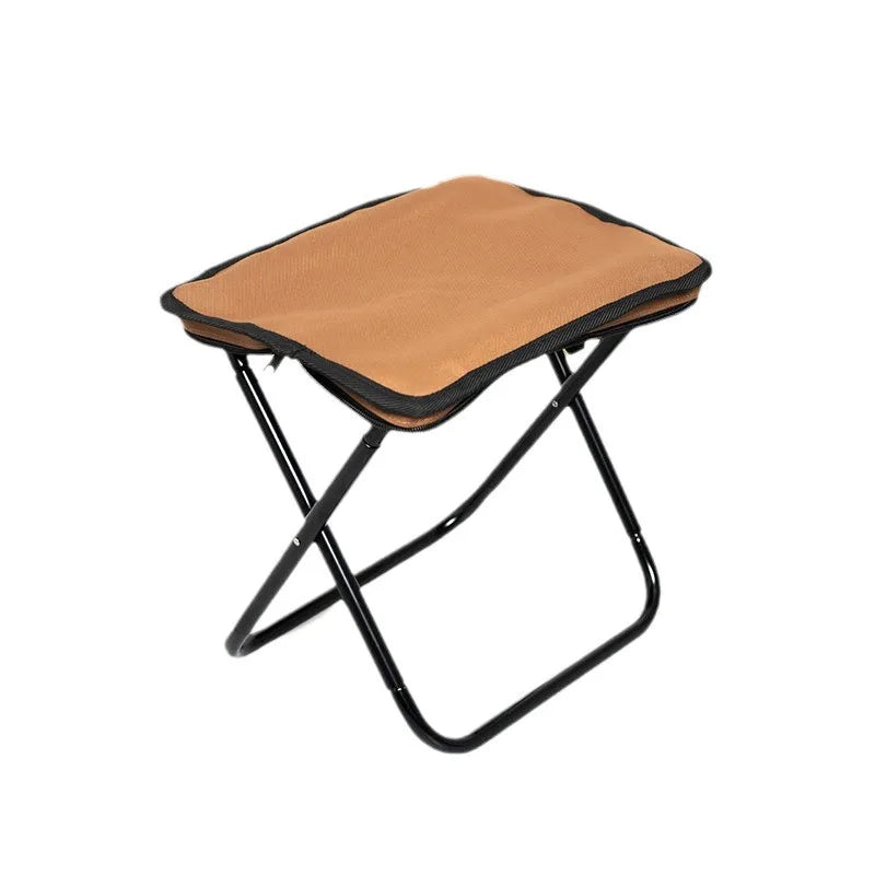 foldable fishing stool Outdoor Camping sturdy travel aluminum tube stool