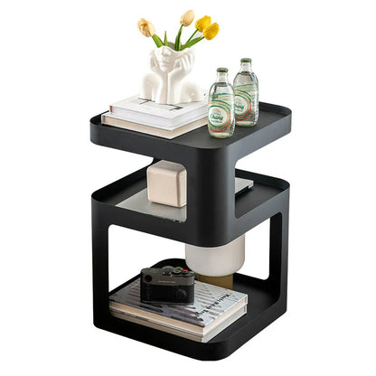Nordic Minimalist Iron Frame Small Coffee Table Side Table Living Room Sofa Bedside Table Home Furniture Light Luxury Furniture