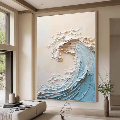100% Handpainted Oil Painting On Canvas Thickness Knife Abstract Painting Wall Art Pictures for Home Decor Frameless