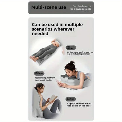 Multifunctional pillow for playing with mobile phone, lying in bed and reading, with backrest and neck support