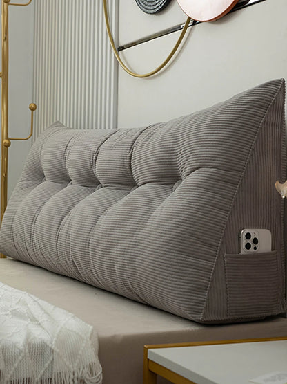 Velvet Bede Pillow Barest Soft Cover Bed Waist Support Pad Winter Living Room Sofa Tat Bedroom Pillow Removable And W...