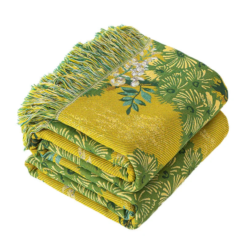 Bedspread On The Bed Cotton Blanket Muslin Gauze Tassel Throw Double Couple Bed Quilts Sofa Cover Towel Coverlet Nap Blanket