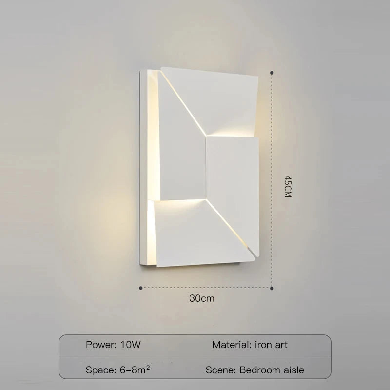 2024 Wall Lamp Living Bedroom Creative Art Design Led Light Dining Room Resturant Hall Wall Sconce Lighting Fixture Indoor Decor