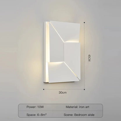 2024 Wall Lamp Living Bedroom Creative Art Design Led Light Dining Room Resturant Hall Wall Sconce Lighting Fixture Indoor Decor