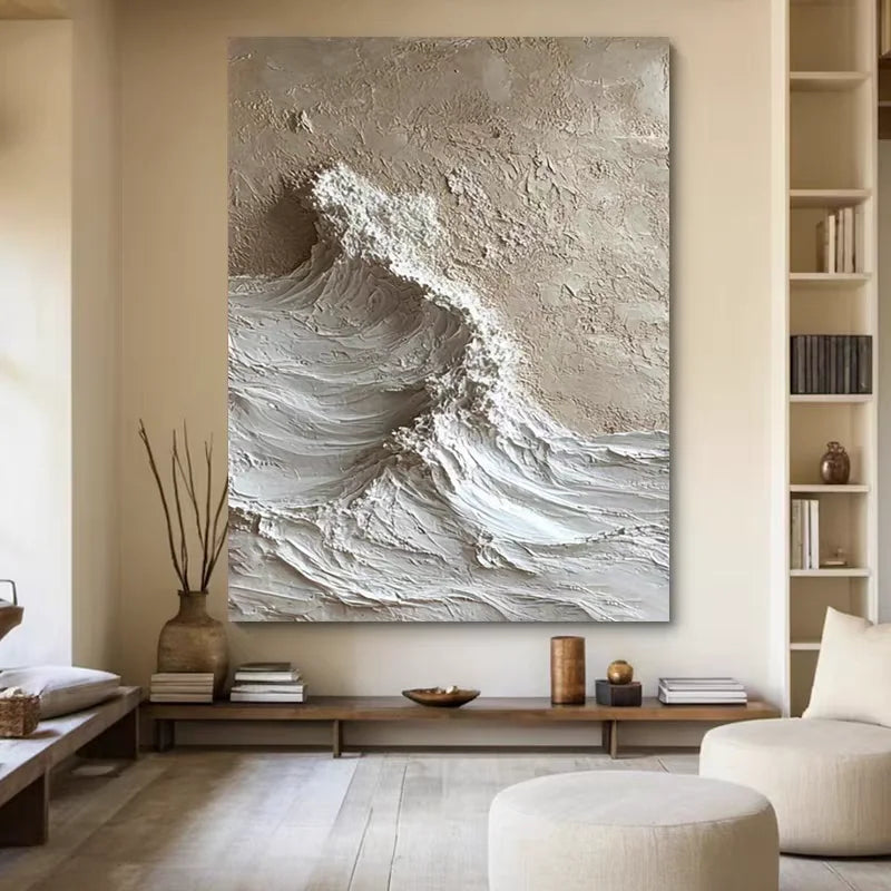 100% Handpainted Oil Painting On Canvas Thickness Knife Abstract Painting Wall Art Pictures for Home Decor Frameless
