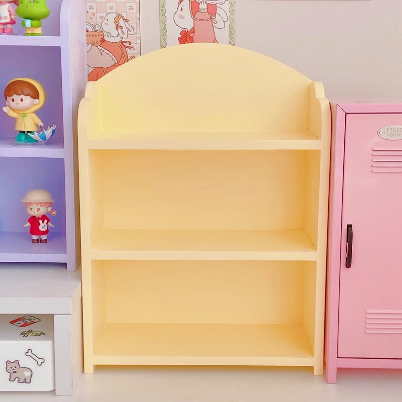 Simple Storage Shelf on The Third Floor Office Storage Bookshelf Good Things Dormitory Sundry Table Children Storage Artifact