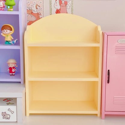 Simple Storage Shelf on The Third Floor Office Storage Bookshelf Good Things Dormitory Sundry Table Children Storage Artifact