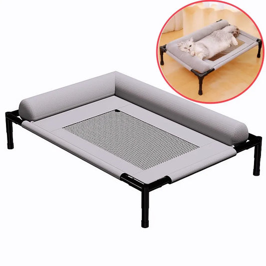 Dog Bed Moisture-proof Dog Beds Breathable Sofa Mat Dogs Kennel Removable Dogs Camping Bed Neck Protector Nest Pet Accessories