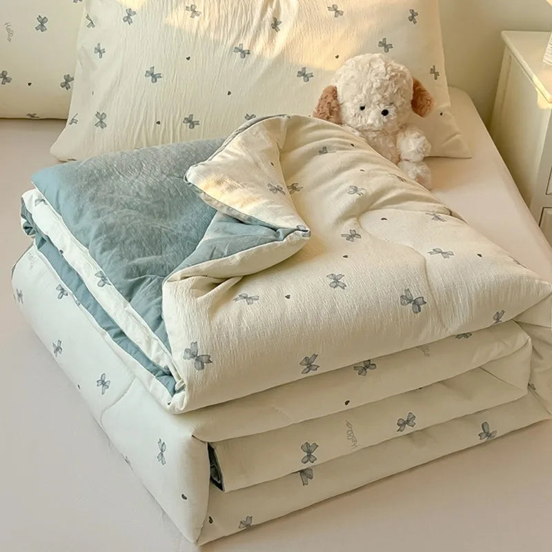 Summer Pure Cotton Quilts Blankets Bedroom Soft Cool Air Conditioner Quilt Comforter Bedspread Twin Queen King Bedding Quilts