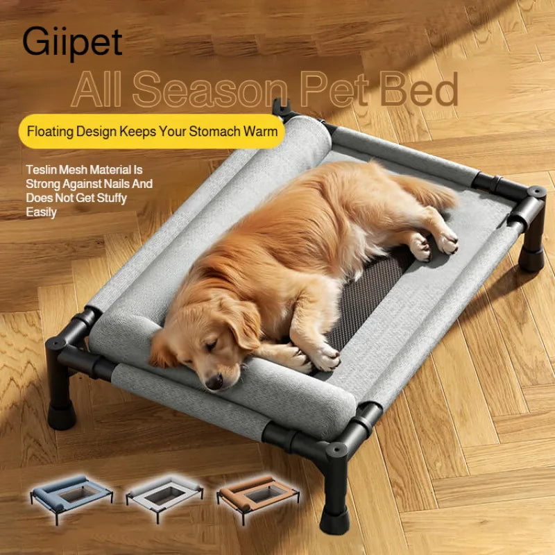 Pet Moisture-proof Breathable Mesh Bed Removable and Washable Large Cat and Dog Off-the-ground Bed Sunbathing Outdoor Camp Bed