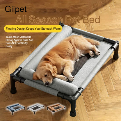 Pet Moisture-proof Breathable Mesh Bed Removable and Washable Large Cat and Dog Off-the-ground Bed Sunbathing Outdoor Camp Bed