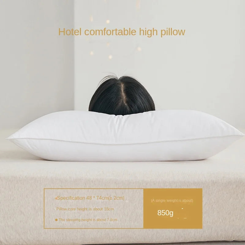 Hotel Collection Bed Pillows for Sleeping King Size Soft, CoolingLuxury Gel Pillow for Back Stomach or Side Sleeper 48X74cm 1PC