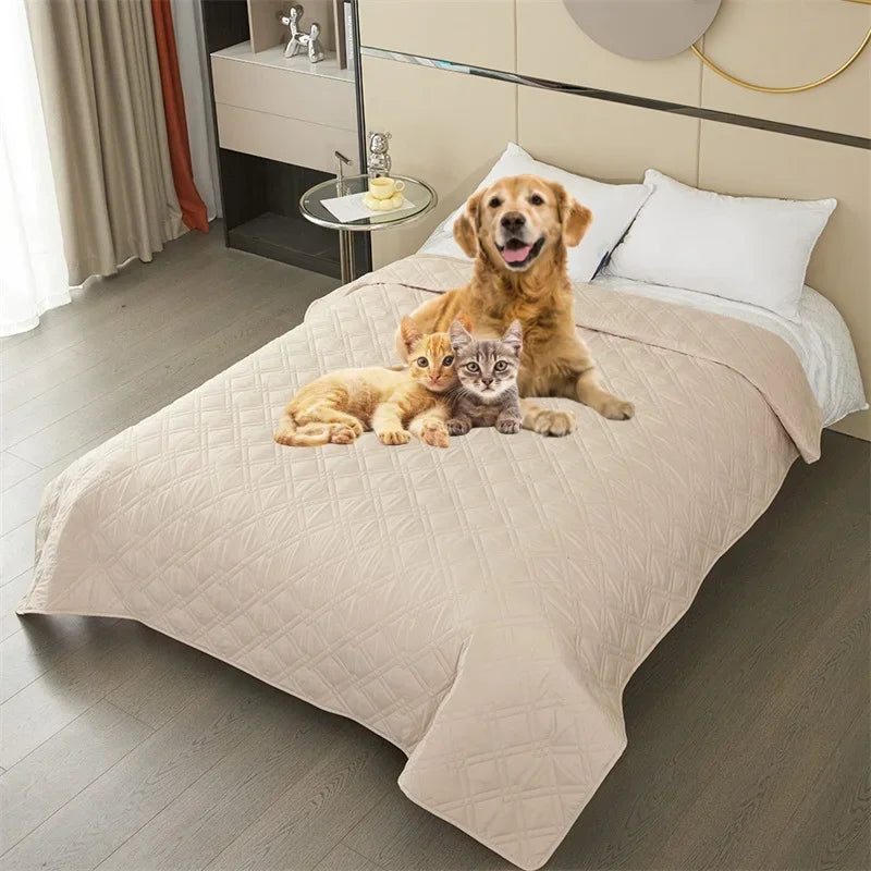Waterproof Bedspread Pads Bed Mattress Protector Washable Non-Slip Sofa Urinary Bed Sheet Covers Kids Pet Dogs Cats Urine Mat