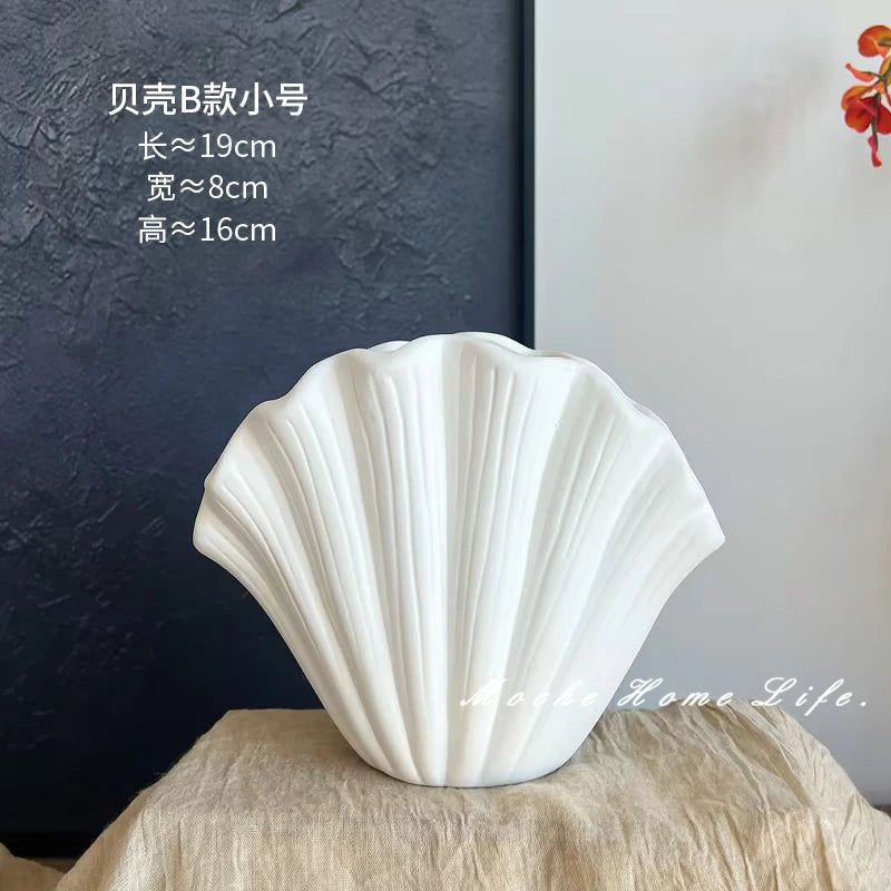 Ceramic Vase Home Decoration Living Room Nordic Style Home Decor Flower Vase Flower Pot Vase Decoration Home Jarrones