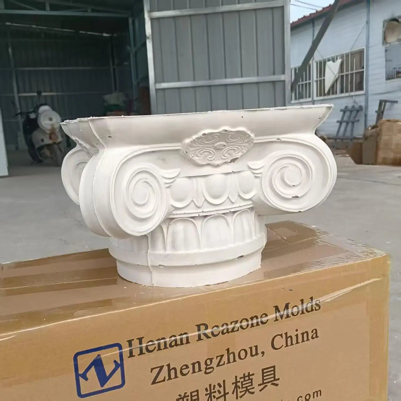 2025 new Roman column European column head round Roman column column head pillar foot mold European villa gate cement column dec