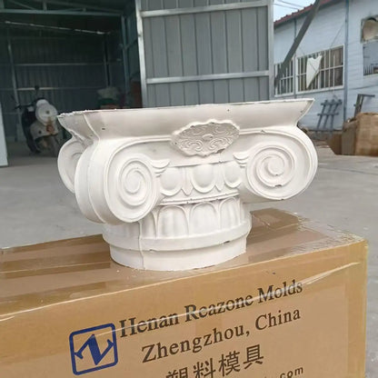 2025 new Roman column European column head round Roman column column head pillar foot mold European villa gate cement column dec