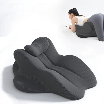 Reading Pillow for Bed Lying Leaning and Prone Ergonomic Memory Foam Bed Wedge Pillow for Headboard Chin & Back Support Pillows